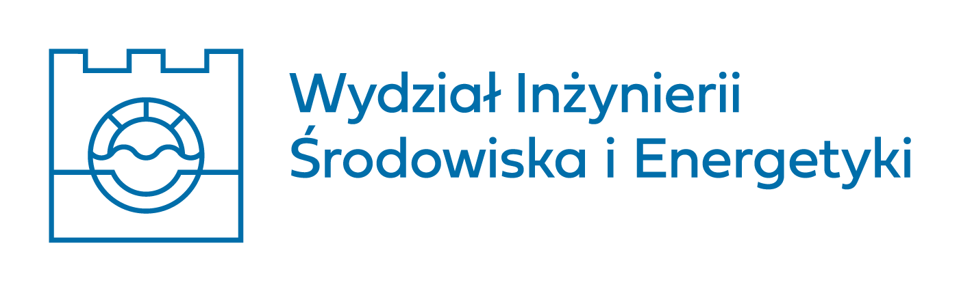 asymetryczne logo Wydziału Inżynierii Środowiska i Energetyki do stosowania wraz z logo Politechniki Krakowskiej